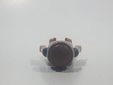Geobra Playmobil Brown Hair Brown Robe 2 3/4" Tall Toy Figure