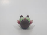 1992 Geobra Playmobil Brown Hair Grey Pants Red Shirt Green Vest 2 3/4" Tall Toy Figure