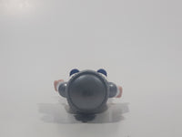 1995 Geobra Playmobil Grey Hair Grey Pants White and Grey Top Medieval Soldier 2 3/4" Tall Toy Figure