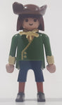 2006 Geobra Playmobil Brown Hair Blue Pants Green Top 2 3/4" Tall Toy Figure
