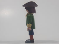 2006 Geobra Playmobil Brown Hair Blue Pants Green Top 2 3/4" Tall Toy Figure