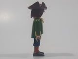 2006 Geobra Playmobil Brown Hair Blue Pants Green Top 2 3/4" Tall Toy Figure