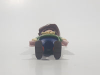 2006 Geobra Playmobil Brown Hair Blue Pants Green Top 2 3/4" Tall Toy Figure