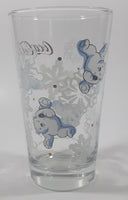 Coca Cola Polar Bears and Snowflakes Themed 5 3/4" Tall Glass Cup