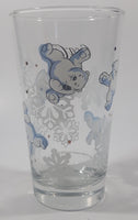 Coca Cola Polar Bears and Snowflakes Themed 5 3/4" Tall Glass Cup