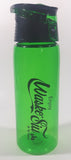 Titan Enjoy WaskeSui At The Beach Saskatchewan Resort Town 9" Tall Green Plastic Travel Drink Bottle