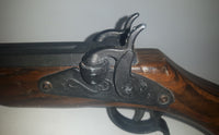 Vintage Parris 5891 Double Barrel Flint Lock Pistol Wood and Metal Replica Toy Cap Gun Made in U.S.A.