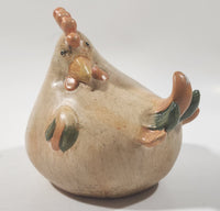 Laying Chicken Hen 5" Tall Ceramic Ornament