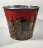 Rare 2007 Reckitt Benckiser Frank's Red Hot A Thrill a Bite 7" Tall Metal Pail Bucket