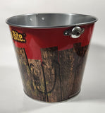 Rare 2007 Reckitt Benckiser Frank's Red Hot A Thrill a Bite 7" Tall Metal Pail Bucket