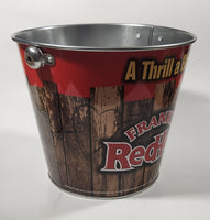 Rare 2007 Reckitt Benckiser Frank's Red Hot A Thrill a Bite 7" Tall Metal Pail Bucket