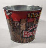 Rare 2007 Reckitt Benckiser Frank's Red Hot A Thrill a Bite 7" Tall Metal Pail Bucket