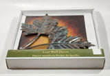 Leaf Wall Decor 9 3/4" x 10" Metal Art New in Box