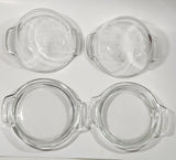 Anchor Ovenware 1036 Casserole Clear Glass Dish with Lid 5.75" 20 Oz. 145mm 590 mL