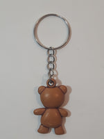 MM Brown Teddy Bear Key Chain Ring