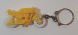 Yellow Plastic Motorcycle Key Chain Ring