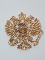 Vintage Soviet USSR Russia Imperial Eagle Hat Cap Badge Insignia