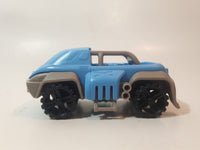 Kinder Surprise VDD05 Blue and Grey 4" Long Plastic Toy Car Vehicle with Fold Out Skis