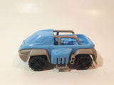 Kinder Surprise VDD05 Blue and Grey 4" Long Plastic Toy Car Vehicle with Fold Out Skis