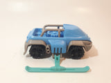 Kinder Surprise VDD05 Blue and Grey 4" Long Plastic Toy Car Vehicle with Fold Out Skis