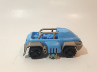 Kinder Surprise VDD05 Blue and Grey 4" Long Plastic Toy Car Vehicle with Fold Out Skis