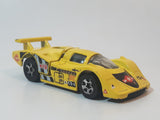 1998 Hot Wheels Flyin' Aces Sol-Aire CX-4 Yellow Die Cast Toy Car Vehicle Opening Rear Hood