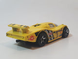 1998 Hot Wheels Flyin' Aces Sol-Aire CX-4 Yellow Die Cast Toy Car Vehicle Opening Rear Hood