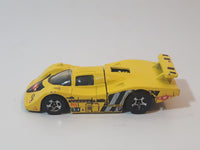 1998 Hot Wheels Flyin' Aces Sol-Aire CX-4 Yellow Die Cast Toy Car Vehicle Opening Rear Hood