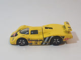 1998 Hot Wheels Flyin' Aces Sol-Aire CX-4 Yellow Die Cast Toy Car Vehicle Opening Rear Hood