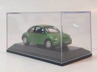 Real-X Volkswagen New Beetle Green 1/72 Scale Die Cast Toy Car Vehicle in Display Case