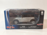 Maisto Power Racer Mini Cooper Silver with Black Roof 1:38 Scale Die Cast Toy Car Vehicle in Box