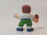 1990s Ping Pong Table Tennis Player 1 3/4" Tall PVC Toy Figure