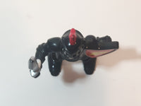 1995 McDonald's Fisher Price Great Adventures Black Knight with Sword and Shield 2 5/8" Tall Plastic Toy Figure