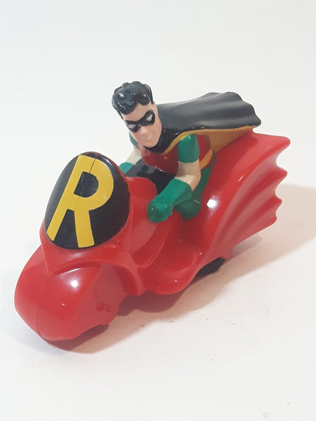 1992 McDonald's Batman The Animated Series Robin on Motorcycle 3" Long Toy Figure