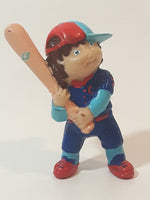 Vintage 1984 OAA Cabbage Patch Kids Baseball Player #3 2 1/2 PVC Toy Figure Made in Hong Kong