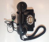 1993 InterTan Model No. T-944 Black Push Button Rotary Style Black Telephone