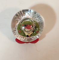 2011 JC Penny Disney Mickey Mouse Christmas Miniature 2 1/2" Tall Resin Snow Globe