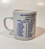 1992 Toronto Blue Jays World Champions MLB Major League Baseball Team Roster Ceramic Coffee Mug Cup