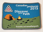 Scouts Canada Canadian Jamboree 2013 Discover Your Path Fabric Patch Badge