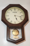 Rare 1986 Coca Cola 100 Years Centennial Celebration 10" x 15 3/4" Wood Cased Wall Clock