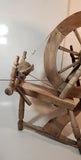 Antique Primitive 19th Century Wood Spinning Wheel 23" Tall