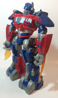 2009 Hasbro Transformers Optimus Prime Talking and Light Up Eyes 11" Tall Toy Action Figure