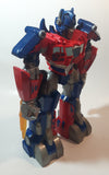 2009 Hasbro Transformers Optimus Prime Talking and Light Up Eyes 11" Tall Toy Action Figure