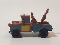 Disney Pixar Cars Tow Mater Brown Tow Truck Mini PVC Hard Rubber Toy Car Vehicle