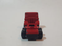 Unknown Brand COE Semi Truck Red Die Cast Toy Car Vehicle