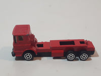 Unknown Brand COE Semi Truck Red Die Cast Toy Car Vehicle