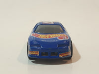 2000 Hot Wheels Racer Nascar #44 7/20 Blue Die Cast Toy Race Car Vehicle McDonald's Happy Meal