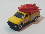 2013 Matchbox Beach Rescue Ford Dump Utility Truck Yellow Die Cast Toy Car Vehicle