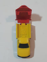 2013 Matchbox Beach Rescue Ford Dump Utility Truck Yellow Die Cast Toy Car Vehicle
