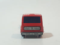 Vintage 1976 Lesney Matchbox Superfast No. 42 Mercedes Container Truck Red Sea Land Die Cast and Plastic Toy Car Vehicle